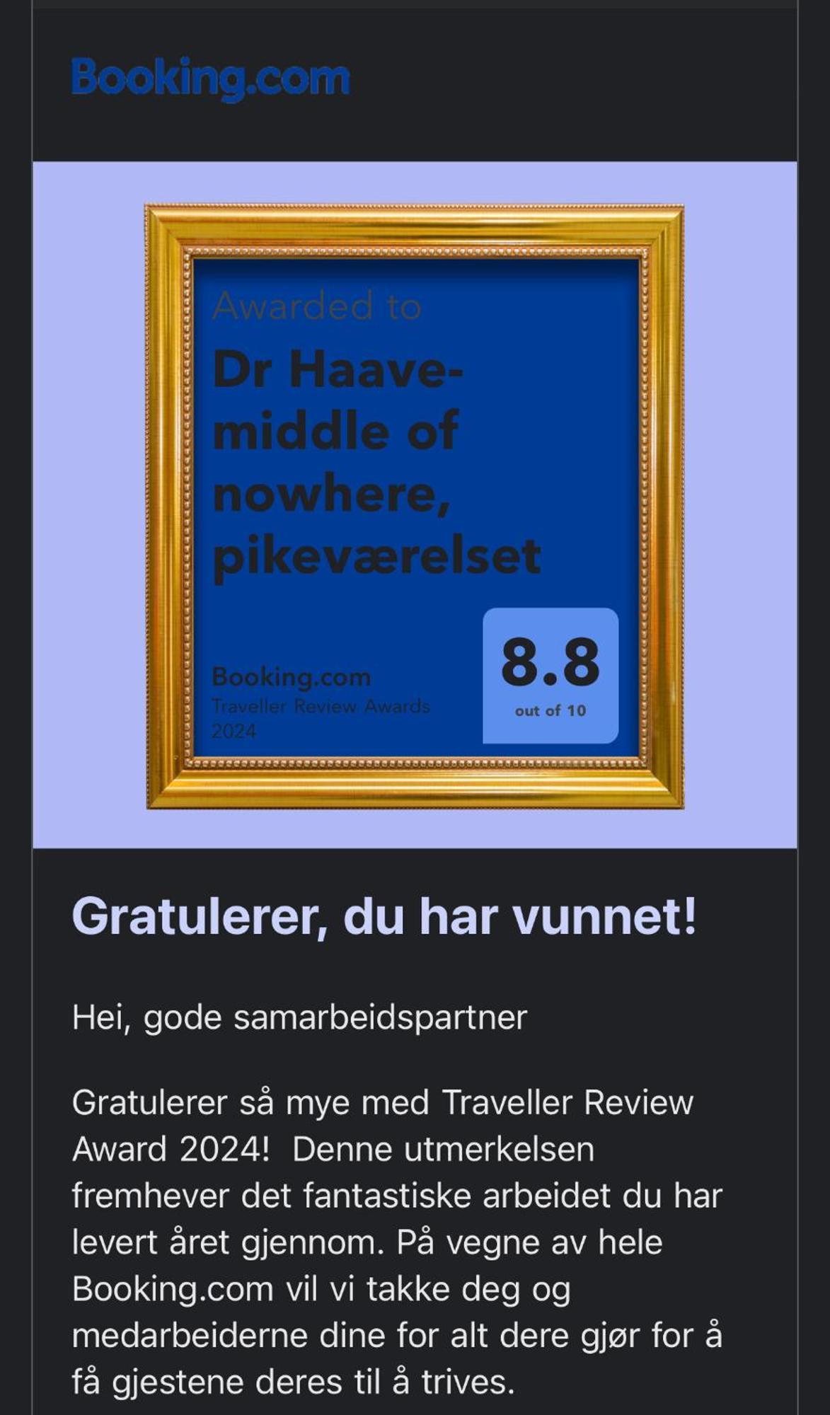Dr Haave- Middle Of Nowhere, Pikevaerelset Sand  Exteriér fotografie